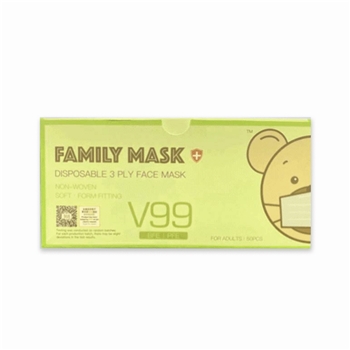 爱的家family mask V99三层口罩 50片/盒【包邮】