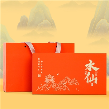 茶武夷山浓香型老枞水仙茶叶礼盒250g